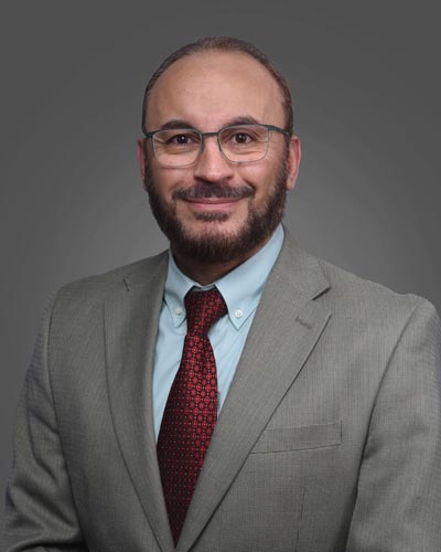 Man posing for headshot