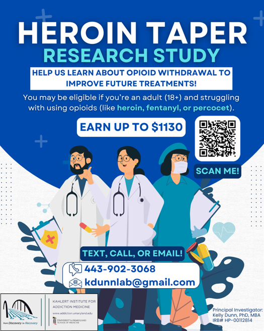 Study flyer with images of healthcare workers