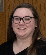 A person smiling to camera